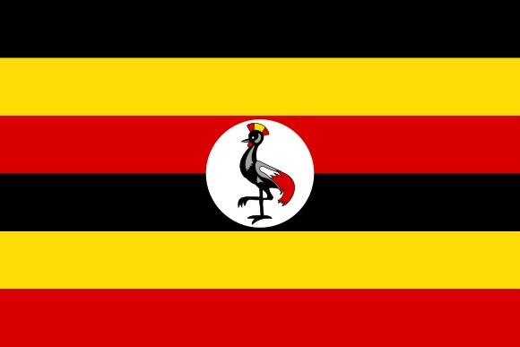 Ouganda drapeau